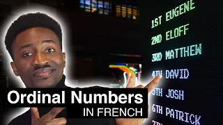 Ordinal Numbers in French