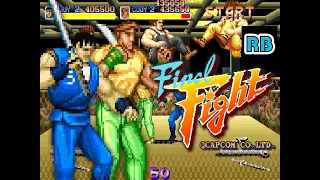 1989 [60fps] Final Fight (hack 2019, 30th Anniversary Edition) 2Players Guy Cody NoFood ALL