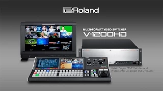 Roland V-1200HD Introduction Webcast