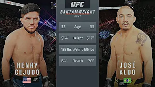 Henry Cejudo Vs. José Aldo : UFC 4 Gameplay (Legendary Difficulty) (AI Vs AI) (PS5)