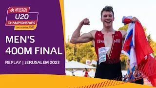 Historic gold! 🇫🇴🇩🇰 Men's 400m final | Jerusalem 2023