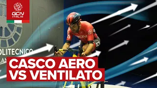 Casco Aero: quanti watt si risparmiano in galleria del vento?