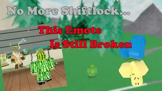 TDS Removed Shiftlock... But This Emote Is Still Broken || Tower Defense Simulator