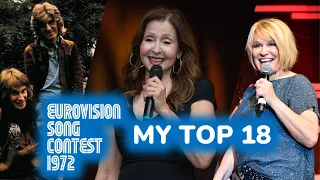 Eurovision 1972 - My Top 18