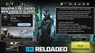 Warzone mobile season 3 reloaded update is here (new update season 3.5, graphics,120FOV)wzm