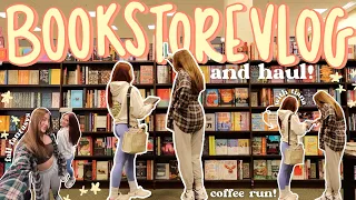 fall bookstore vlog & haul! 🍂🎃📚