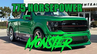 775 Horsepower Beast! Saleen Sportruck Black Label Unveiled! Saleen Truck SEMA 2023