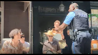 Tuba Skinny confronted by N.O. Police ("Crazy Chords")