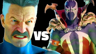 MK1 VS MK11 : Omni-Man VS Spawn - Who’s The Most Brutal? ( Invincible References - All Intros )