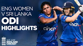 Record Ton & Dream Debuts! | England Women v Sri Lanka 2023 | ODI Highlights