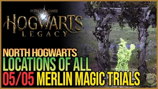 All 5 North Hogwarts Merlin Trials Hogwarts Legacy