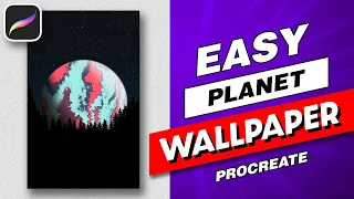 Planet Tutorial: Procreate Easy Planet Wallpaper Tutorial