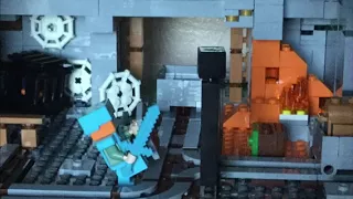 Lego Minecraft Stop Motion- The Mountain Cave (horrible stop motion)