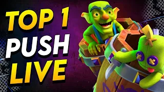 TOP Ladder Push LIVE in Clash Royale!