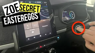 Renault Zoe ZE50 Hidden Features and tricks (EASTEREGGS)