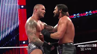Randy Orton RKO on Seth Rollins 2 - Raw - November 3, 2014