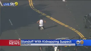 Standoff With Kidnapping Suspect In South LA After Slow-Speed Pursuit