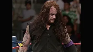 Undertaker vs Stone Cold Steve Austin + Mankind run in & Undertaker Promo (WWF)