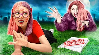 Werde ein VAMPIR! Extremes Makeover vom NERD zum VAMPIR mit TikTok-Hacks von La La Lebensfreude