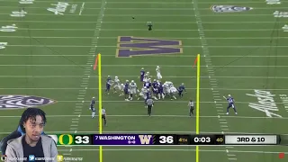 FlightReacts To Oregon Ducks vs. Washington Huskies | Full Game Highlights!