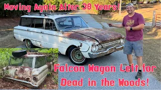 Parked in the Woods 38 Years Ago! Can we get this Falcon Wagon Moving Again!