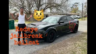 MY FRIEND REACTS TO FIRST RIDE IN MY HELLCAT REDEYE JAILBREAK!