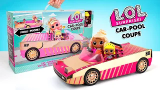 WOW! L.O.L. AUTO-POOL COUPE Set mit exklusiver Puppe, Überraschungs-Pool & Tanzfläche