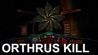 Thargoid Orthrus hunt | AX Corvette Salvation shard cannons | Elite Dangerous