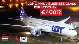 BRUTALLY HONEST | Hungary to South Korea in Business Class aboard LOT Polish Airlines' Boeing 787-8!