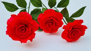 How To Make Rose Paper Flower #3 / Paper Flower / Góc nhỏ Handmade