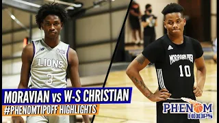 HIGHLIGHTS: WS Christian vs Moravian Prep! Coach Lowe Faces His Old Team at Phenom Tip Off!