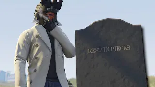 Tryhard Gets Put In A Grave After Attacking Me On GTA Online