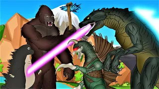 Baby Godzilla, Godzilla vs Kong 2021 | Size Comparison [HD] | Godzilla Animation Cartoon