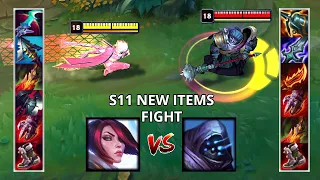 FIORA vs JAX S11 NEW ITEMS FULL BUILD FIGHTS & Best Moments!