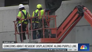 Purple Line Raises Concern About Resident Displacement | NBC4 Washington