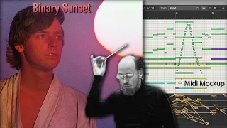 Binary Sunset  - John Williams (Star Wars: A New Hope {1977}) [Midi Mockup]