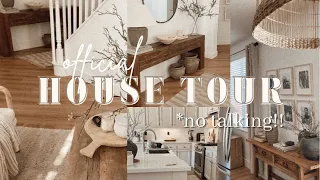 OFFICIAL HOUSE TOUR | relaxing, NO TALKING walkthrough! Our California Dream Home ✨