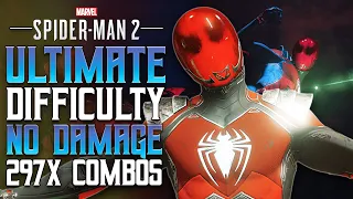 Marvel's Spider-Man 2 Hunter Base 297x Combos No Damage No DMG Upgrade Ultimate Difficulty
