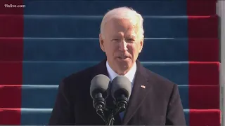 President Biden salutes Jimmy Carter during inauguration