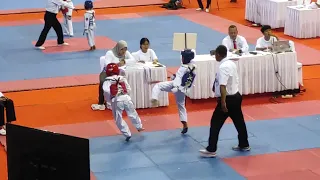 pertandingan Jogjakarta Taekwondo International Open 2023 (Biru) juara 2 🥈