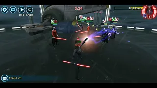 Darth Revan lead Vs Malgus lead no omicron (Grand Arena)