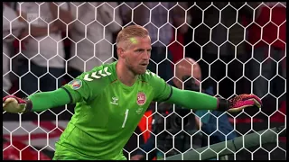 Laser Shined in Danish Keeper Schmeichel’s Eyes at Euro2020