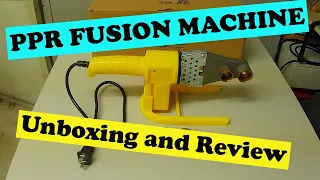 Unboxing and review cheap PPR Fusion machine or PPR welding machine (Lazada)