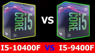 I5-10400F  VS  I5-9400F   ||  16 Gaming Benchmarks