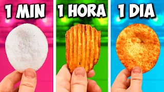 Patatas chips de 1 minuto vs 1 hora vs 1 dia por VANZAI