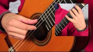 Right Hand Scale Demonstration (classical guitar)