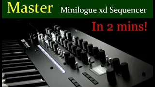 Record a sequence into Korg Minilogue xd in 2 minutes!