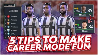 5 Tips To Make FIFA Career Mode More FUN!