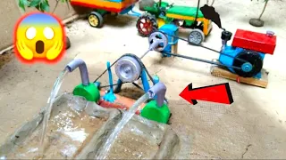 diy tractor | diesel engine | water pump | science project | @KeepVilla