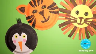 Paper Plate Animal Masks For Kids